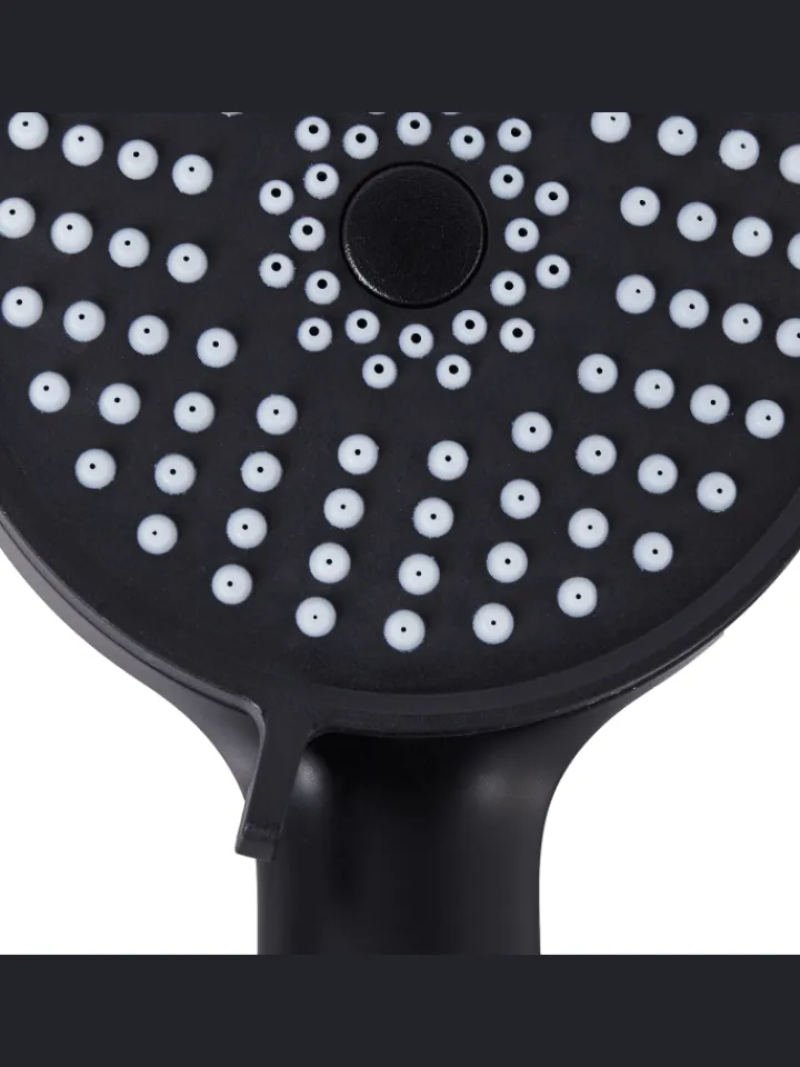Beliani Badarmaturen<Wannenarmaturen SURIPA in Schwarz - (W) 10 x (H) 23 x (L) 6 cm