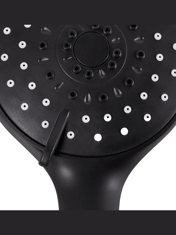 Beliani Badarmaturen<Wannenarmaturen TAMUSHAL in Schwarz - (W) 10 x (H) 23 x (L) 3 cm