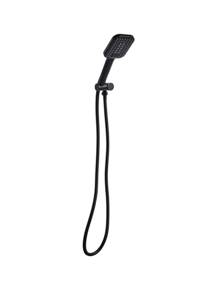 Beliani Badarmaturen<Wannenarmaturen TINGO in Schwarz - (W) 9 x (H) 26 x (L) 6 cm
