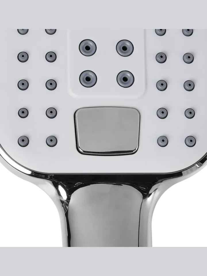 Beliani Badarmaturen<Wannenarmaturen TINGO in Silber - (W) 9 x (H) 26 x (L) 6 cm