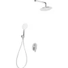 Beliani Badarmaturen<Wannenarmaturen TINGUIRIRICA in Silber - (W) 25 x (H) 175 x (L) 41 cm