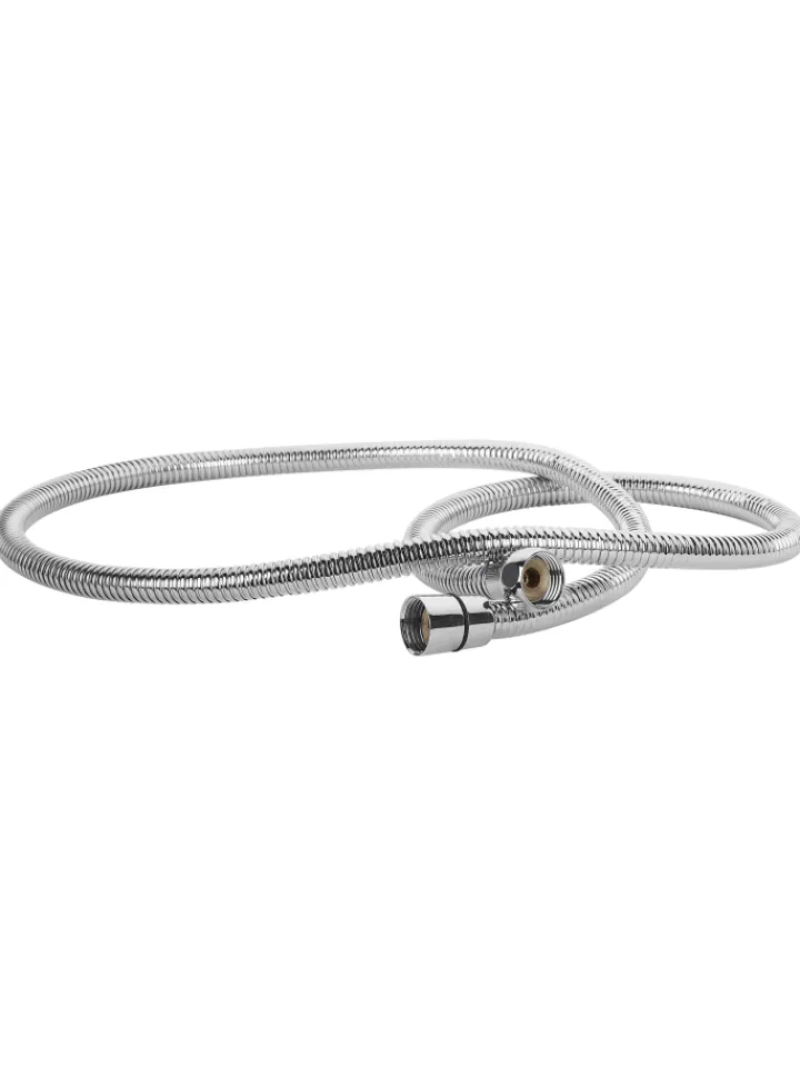 Beliani Badarmaturen<Wannenarmaturen TUGELA in Weiß/Silber - (W) 21 x (H) 116 x (L) 16 cm