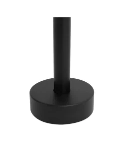 Beliani Badarmaturen<Wannenarmaturen VICTORIA in Schwarz - (W) 21 x (H) 118 x (L) 16 cm