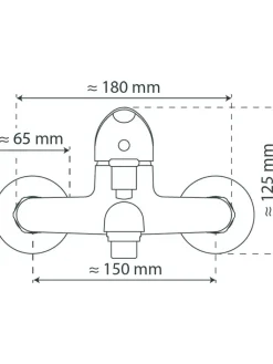 Schütte Badarmaturen<Wannenfüllarmatur ''Magna'' in Chrom