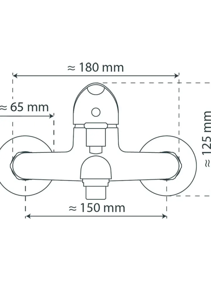 Schütte Badarmaturen<Wannenfüllarmatur ''Magna'' in Chrom