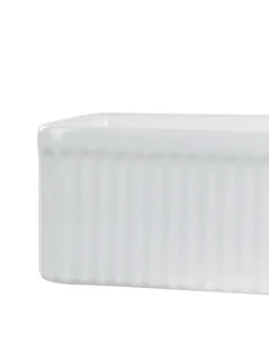 Beliani Badarmaturen<Waschbecken GELDO in Weiß - (W) 50 x (H) 13 x (L) 34 cm