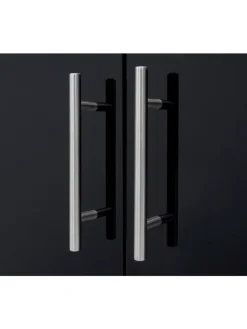 MCW Badezimmermöbel<Waschbecken mit Unterschrank D16, Schwarz