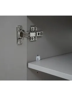MCW Badmöbel<Waschbecken mit Unterschrank D16, Grau