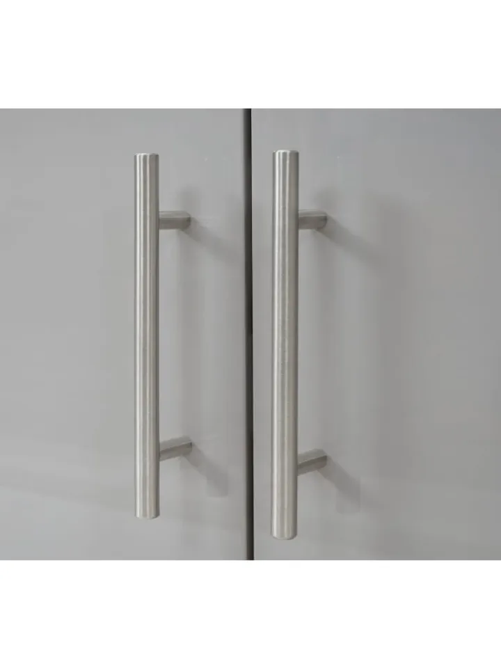 MCW Badmöbel<Waschbecken mit Unterschrank D16, Grau