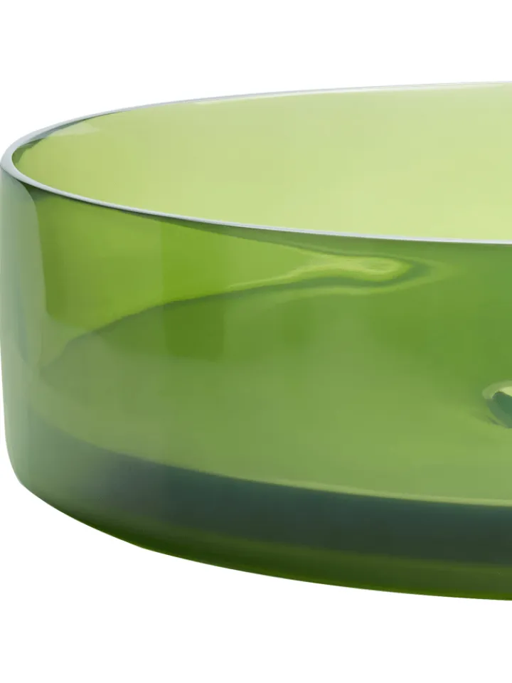 Beliani Badarmaturen<Waschbecken TOLOSA in Grün - (W) 36 x (H) 10 x (L) 36 cm