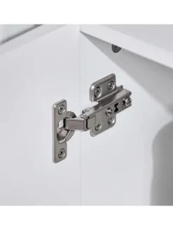 SoBuy Badmöbel<Waschbeckenunterschrank in Weiß - (B)60 x (H)60 x (T)30cm