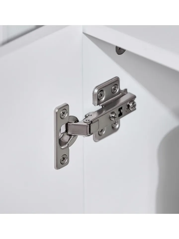 SoBuy Badmöbel<Waschbeckenunterschrank in Weiß - (B)60 x (H)60 x (T)30cm