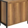 SoBuy Badmöbel|Badezimmermöbel<Waschbeckenunterschrank in Braun - (B)60 x (H)60 x (T)30cm