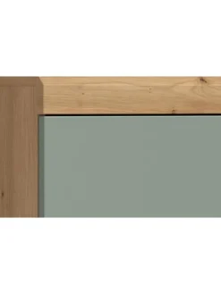 xonox.home Badmöbel<Waschbeckenunterschrank in Artisan Eiche/Salbei - (B) 60 x (H) 56 x (T) 37