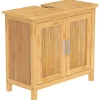 Schütte Badmöbel|Badezimmermöbel<Waschbeckenunterschrank in Hellbraun - (B)67 x (H)60 x (T)28 cm