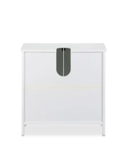 relaxdays Badmöbel|Badezimmermöbel<Waschbeckenunterschrank in Weiß - (B)60 x (H)60 x (T)31 cm