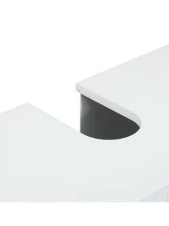 relaxdays Badmöbel|Badezimmermöbel<Waschbeckenunterschrank in Weiß - (B)60 x (H)60 x (T)31 cm