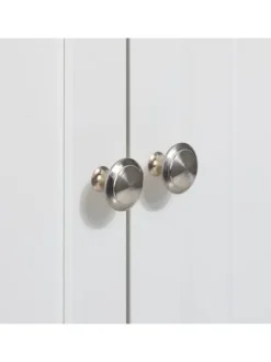 relaxdays Badmöbel|Badezimmermöbel<Waschbeckenunterschrank in Weiß - (B)60 x (H)60 x (T)31 cm