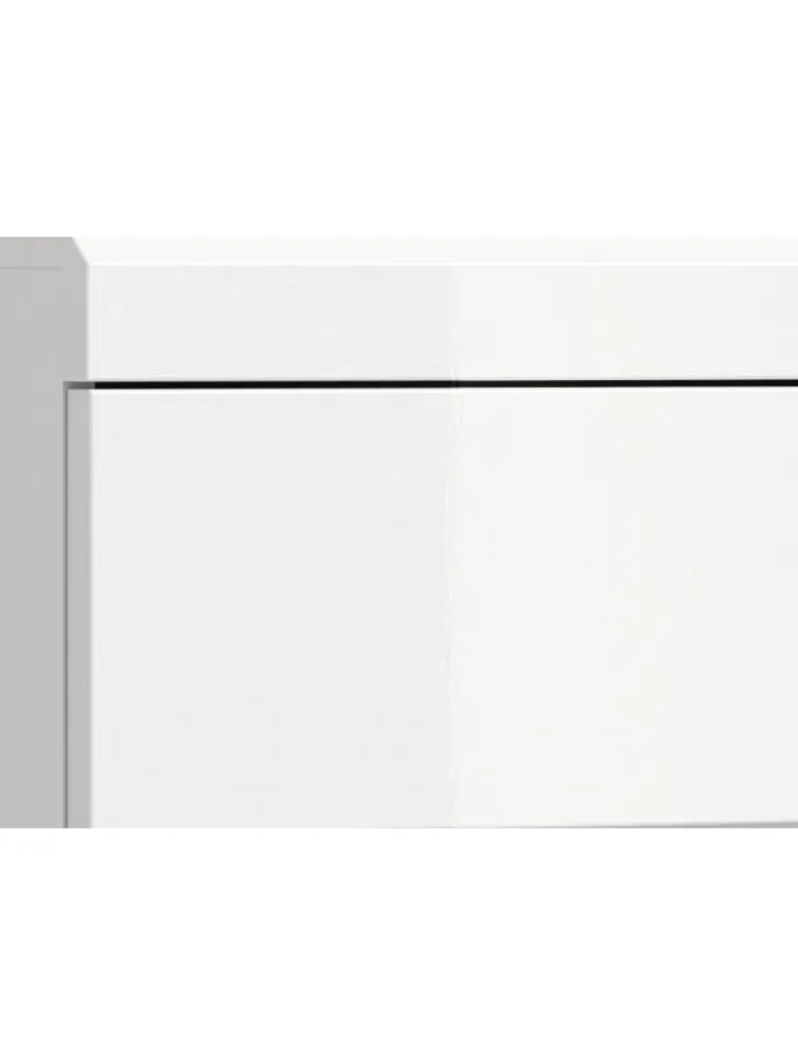 xonox.home Badmöbel|Badezimmermöbel<Waschbeckenunterschrank in weiß/weiß hochglanz - (B) 60 x (H) 56 x (T) 37