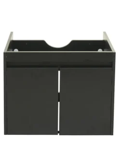 MCW Badezimmermöbel<Waschbeckenunterschrank L86, Schwarz