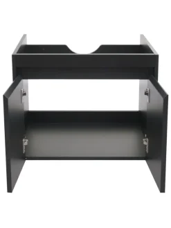 MCW Badezimmermöbel<Waschbeckenunterschrank L86, Schwarz