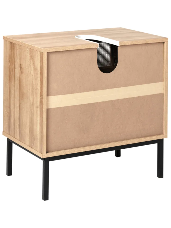 Beliani Badezimmermöbel<Waschbeckenunterschrank ROSELL in /Braun - (W) 60 x (H) 60 x (L) 40 cm