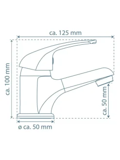 Schütte Badarmaturen<Waschtischarmatur "Athos Plus" in Chrom