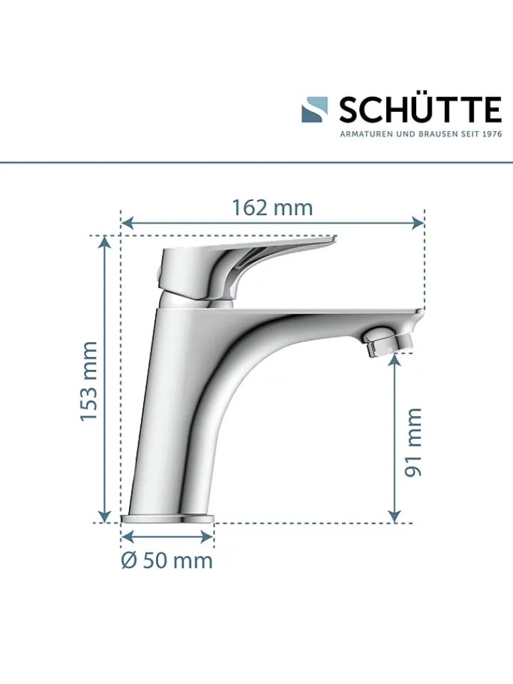 Schütte Badarmaturen<Waschtischarmatur "Boston" in Chrom