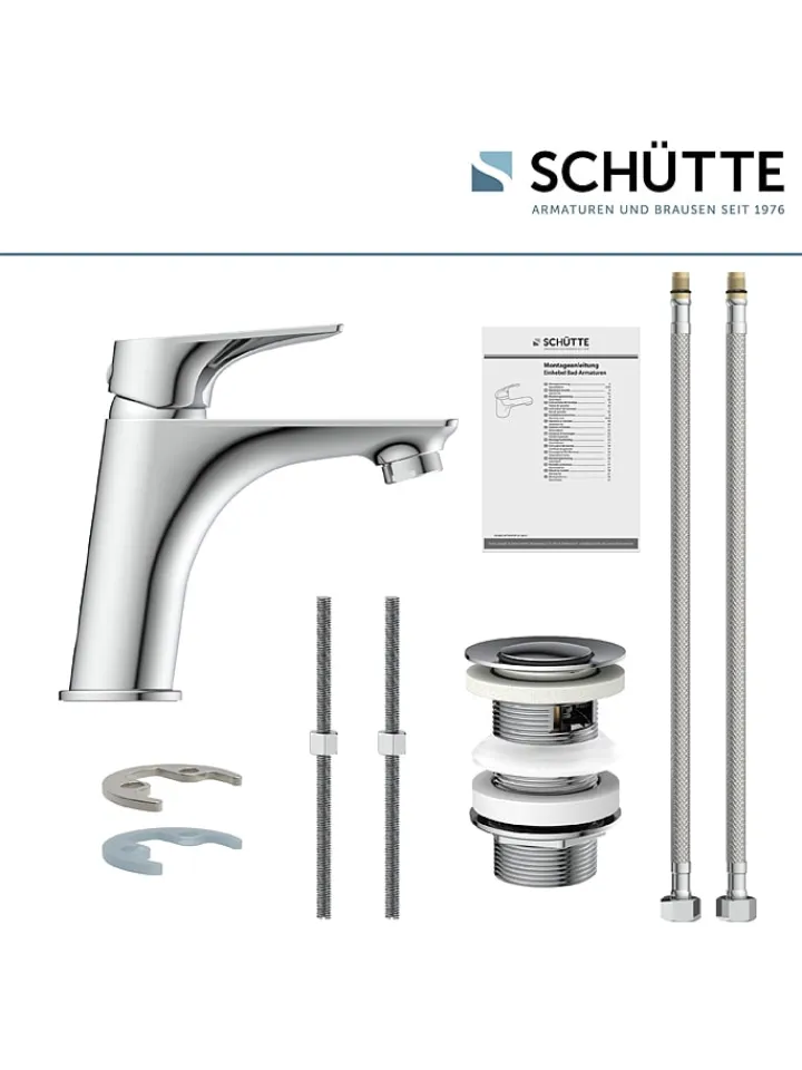 Schütte Badarmaturen<Waschtischarmatur "Boston" in Chrom