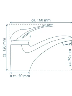Schütte Badarmaturen<Waschtischarmatur "Calvino" in Chrom