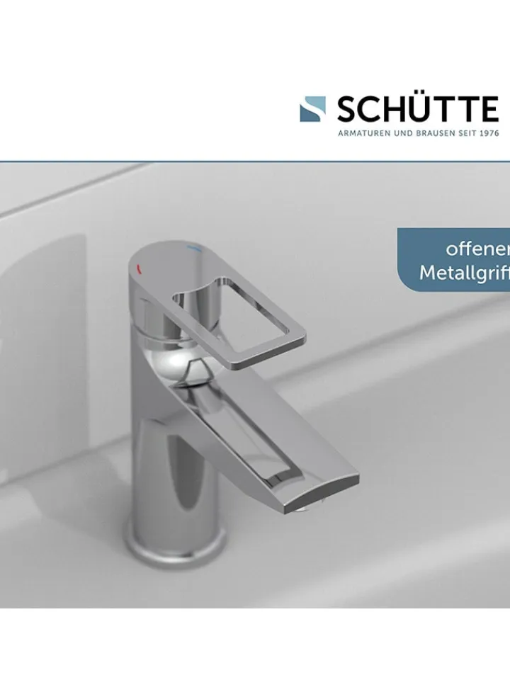 Schütte Badarmaturen<Waschtischarmatur "Derby" in Chrom