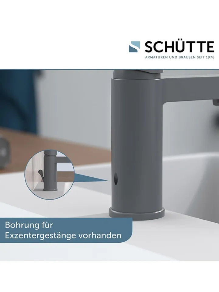 Schütte Badarmaturen<Waschtischarmatur "Elephant" in Anthrazit