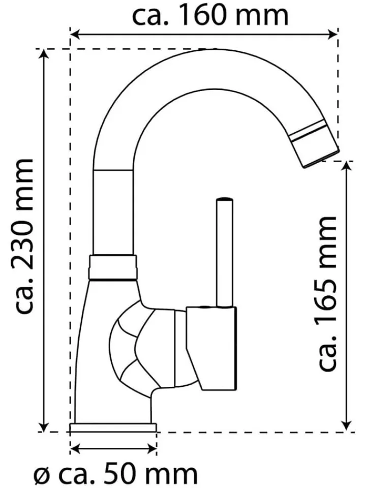 Schütte Badaccessoires<Waschtischarmatur ''Futura'' in Chrom