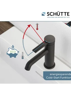 Schütte Badarmaturen<Waschtischarmatur "Los Angeles" in Schwarz