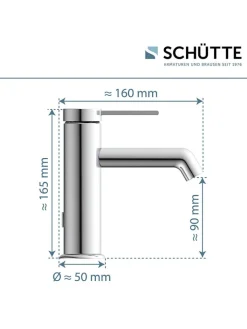 Schütte Badarmaturen<Waschtischarmatur "Los Angeles" in Chrom