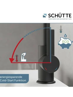 Schütte Badarmaturen<Waschtischarmatur "Los Angeles" in Schwarz