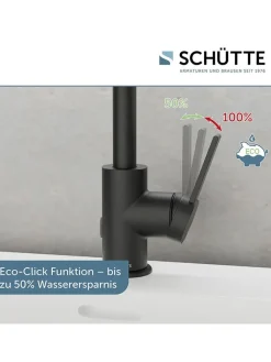 Schütte Badarmaturen<Waschtischarmatur "Los Angeles" in Schwarz