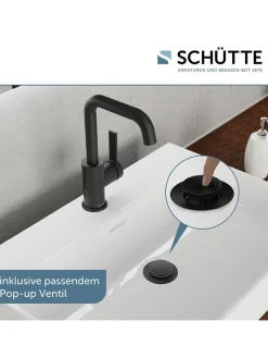 Schütte Badarmaturen<Waschtischarmatur "Los Angeles" in Schwarz