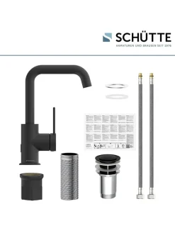Schütte Badarmaturen<Waschtischarmatur "Los Angeles" in Schwarz