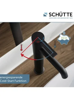 Schütte Badarmaturen<Waschtischarmatur "Los Angeles" in Schwarz