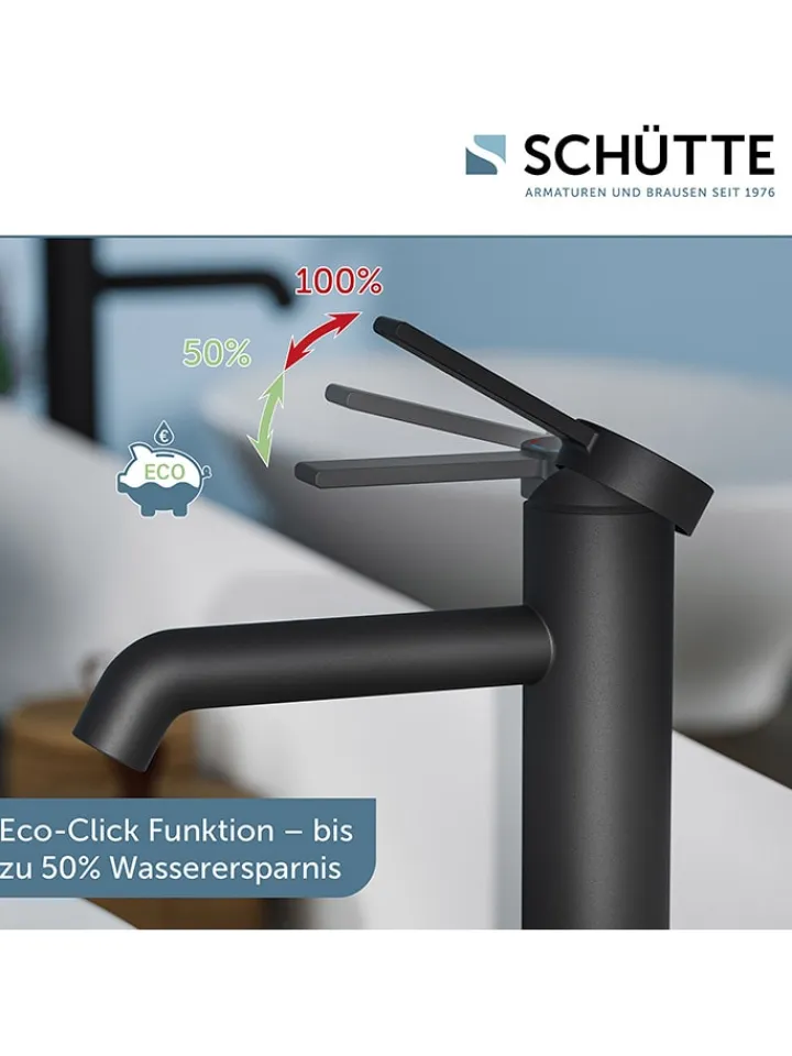 Schütte Badarmaturen<Waschtischarmatur "Los Angeles" in Schwarz