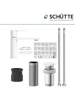 Schütte Badarmaturen<Waschtischarmatur "Manhattan" in Weiß