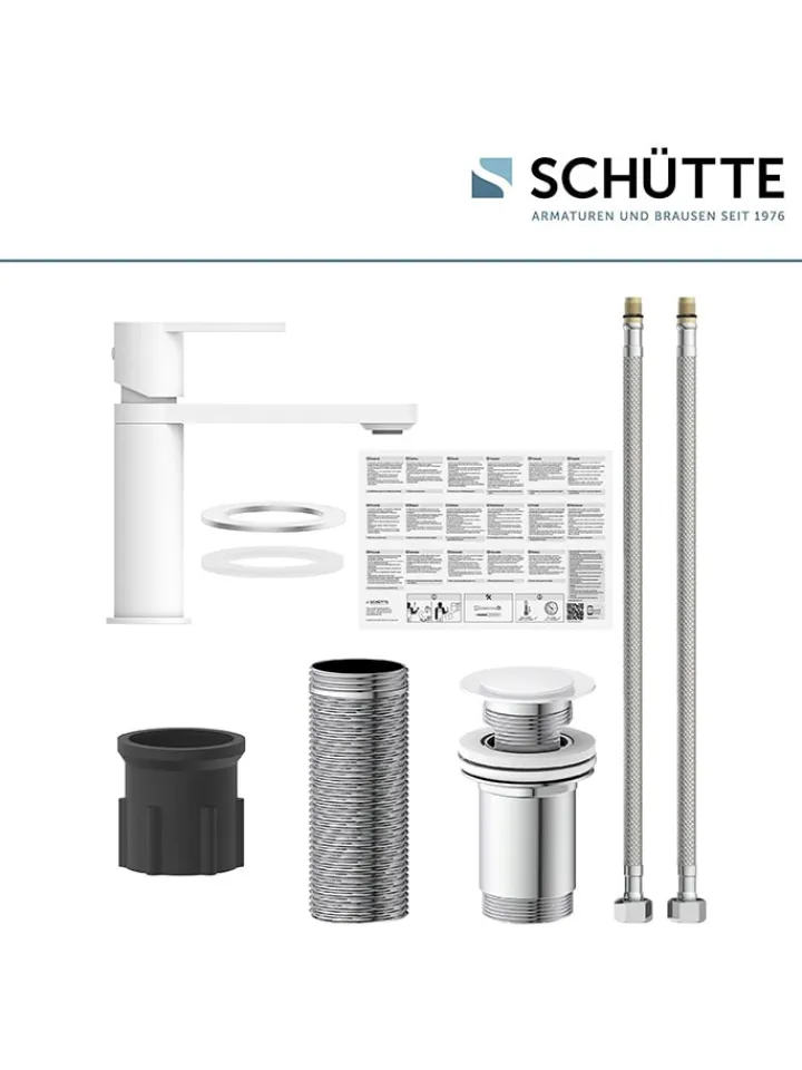 Schütte Badarmaturen<Waschtischarmatur "Manhattan" in Weiß