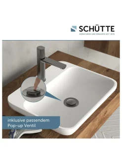 Schütte Badarmaturen<Waschtischarmatur "New York" in Grau