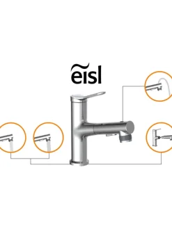 Schütte Badarmaturen<Waschtischarmatur "Variabile" in Chrom