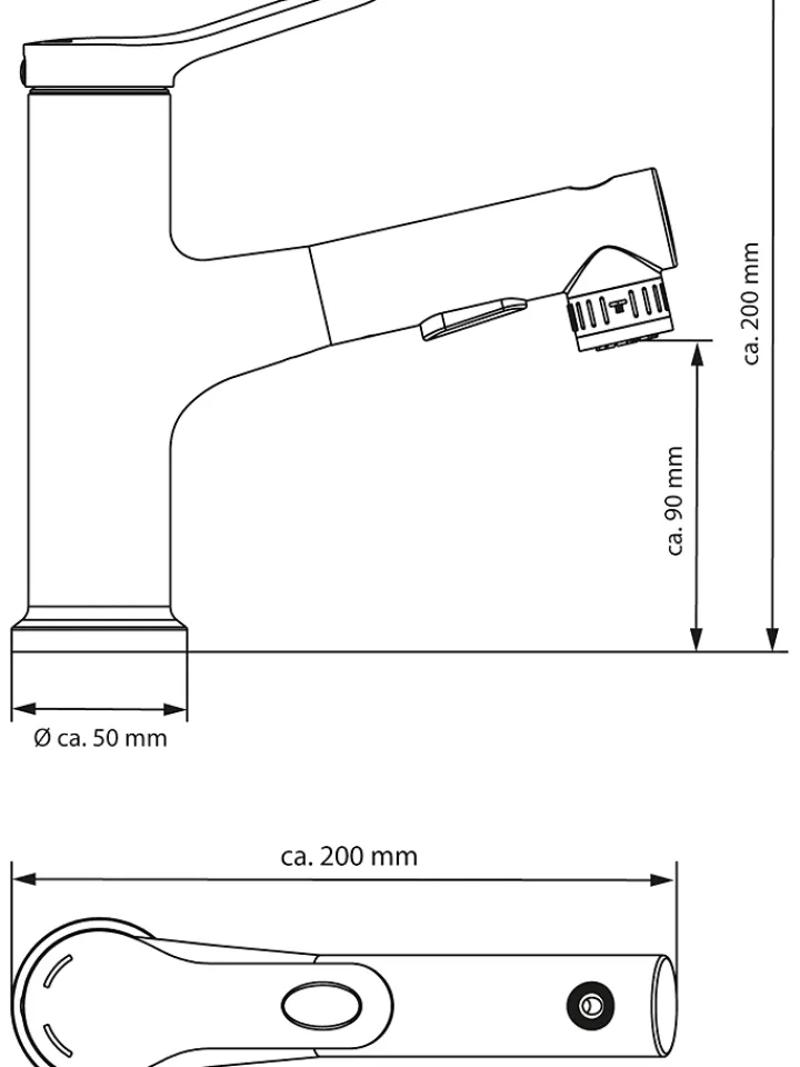 Schütte Badarmaturen<Waschtischarmatur "Variabile" in Chrom