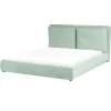 Beliani Betten & Matratzen<Wasserbett BAJONNA in Grün/Schwarz - (W) 180 x (H) 94 x (L) 235 cm