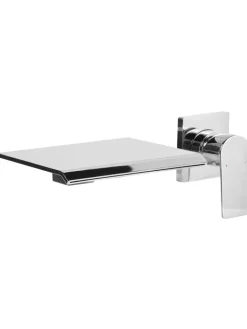 Beliani Badarmaturen<Wasserhähne APONWAO in Silber - (W) 20 x (H) 10 x (L) 17 cm