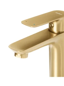 Beliani Badarmaturen<Wasserhähne CHIMBOTE in Gold - (W) 4 x (H) 21 x (L) 13 cm