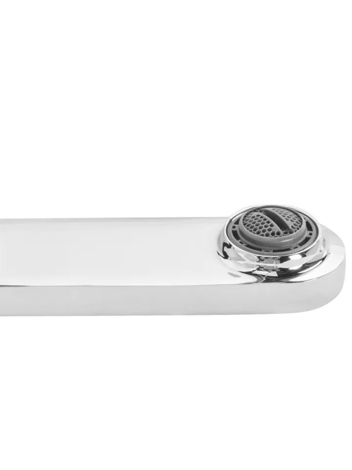 Beliani Badarmaturen<Wasserhähne CHUNGARA in Silber - (W) 23 x (H) 10 x (L) 16 cm